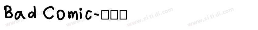 Bad Comic字体转换